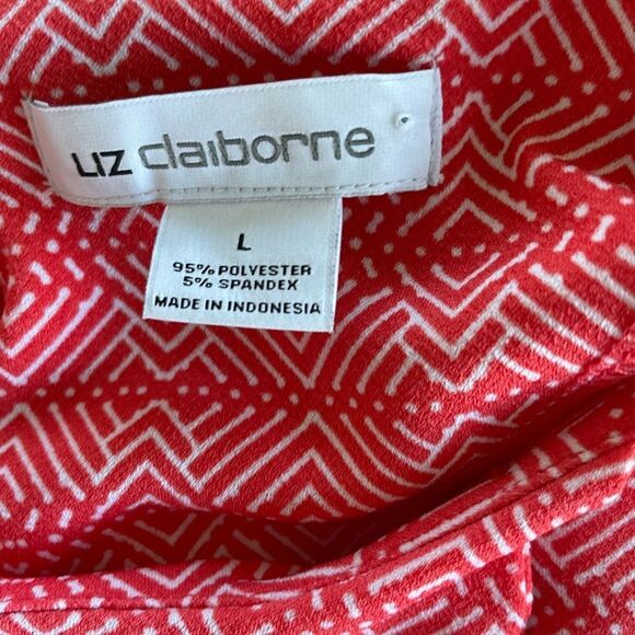 Liz Claiborne Sleeveless Dress Shirt Vintage - Picture 5 of 5